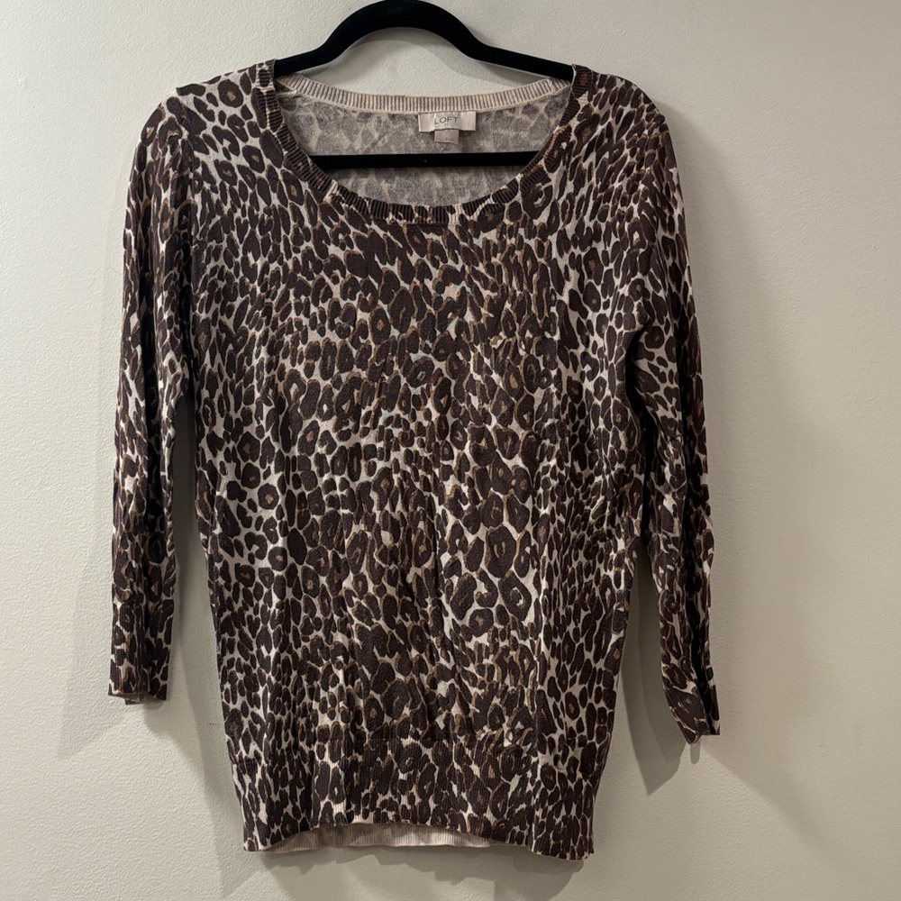 Loft | Leopard Print Women's Sweater